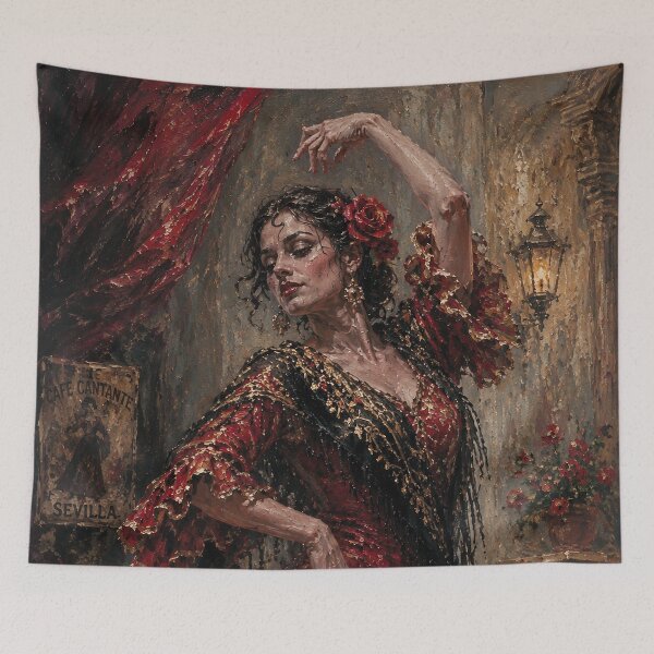 Item preview, Flamenco dancer painting. designed and sold by GalleryKauffeld.