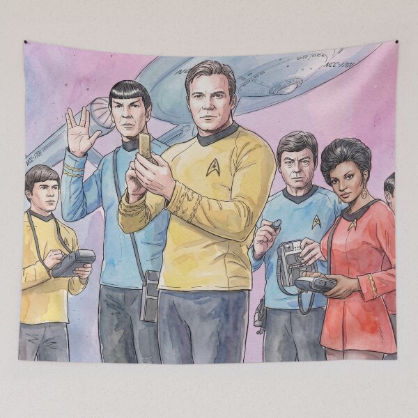 Item preview, Star Trek: Captain and crew members designed and sold by sid1802.