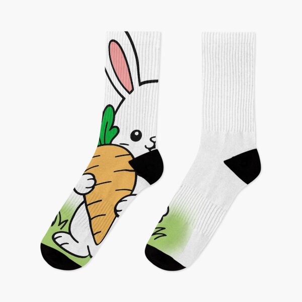 Item preview, Cute Cartoon Bunny with Carrot designed and sold by argopalazoni17.