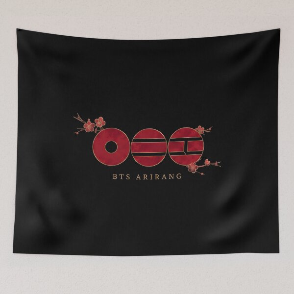 Item preview, BTS Arirang Tour 2026 Korean Folding Fan Cherry Blossom Graphic T-Shirt designed and sold by frexalos.