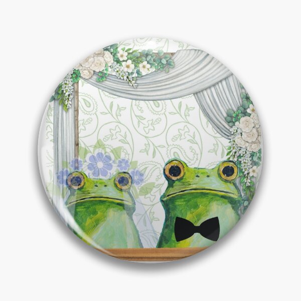 Item preview, Whimsical Bride and Groom Wedding  Frogs designed and sold by ArtsyArrowhead.