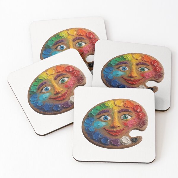 Item preview, Colourful 3D Artist Palette Face designed and sold by Unreasonableart.