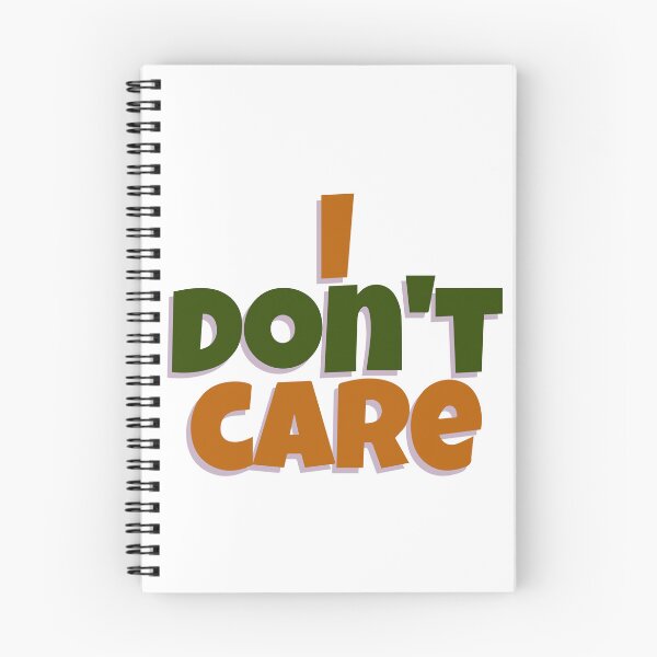 Item preview, I don't care designed and sold by Borublue.