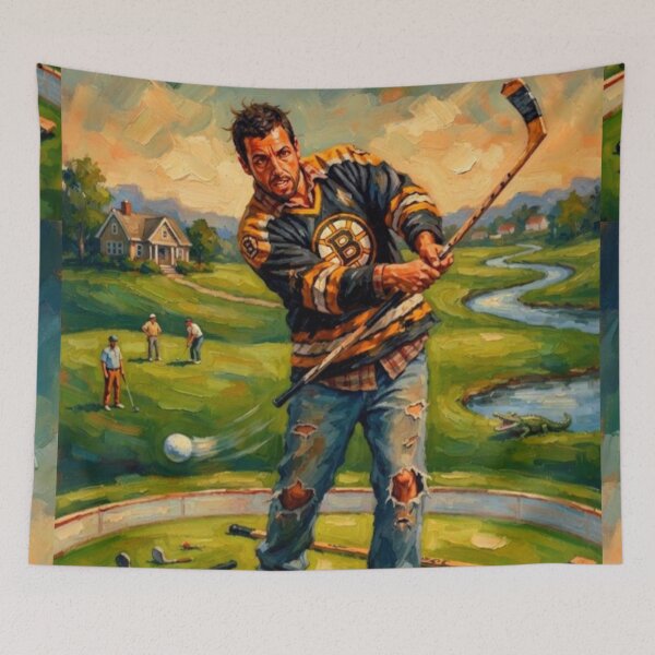 Item preview, Happy Gilmore Sports Comedy Fine Art Tribute designed and sold by Art's Diner.