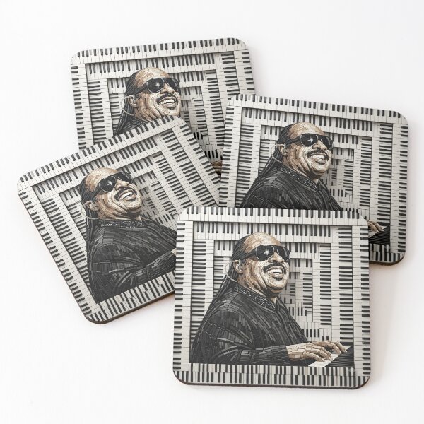 Item preview, Stevie Wonder Piano Key Art designed and sold by POPARTLOGOTEES.