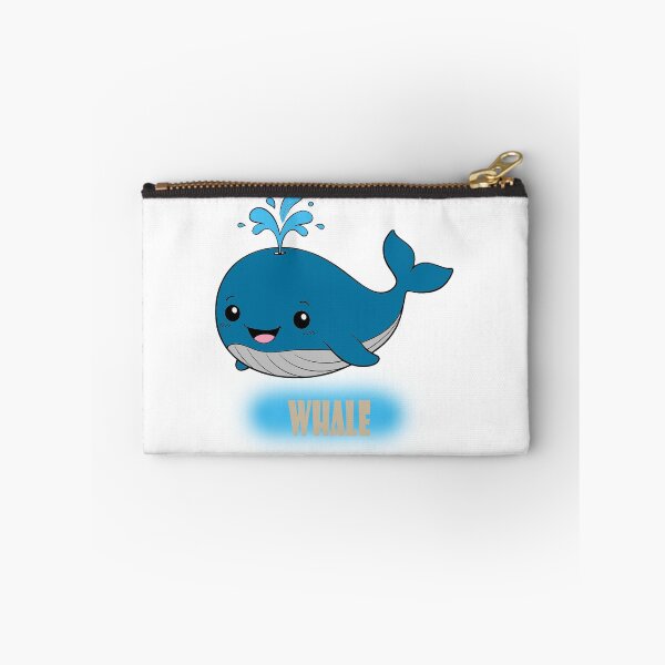 Item preview, Cute Cartoon Blue Whale Spouting Water designed and sold by argopalazoni17.