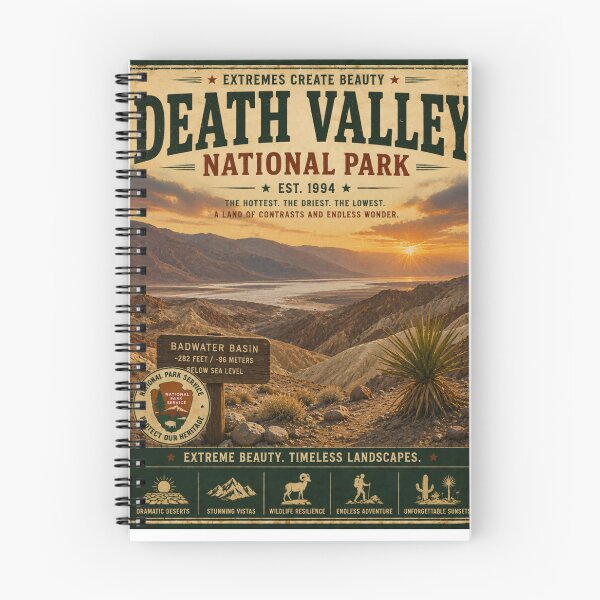 Item preview, Death Valley National Park – US National Parks Collection designed and sold by SlanPOD.