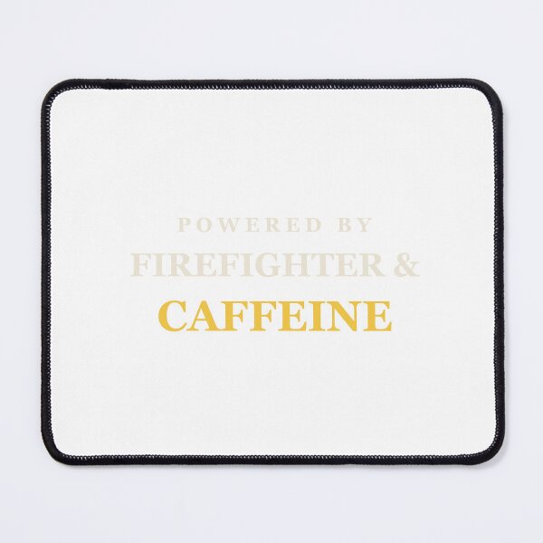 Item preview, Powered By Firefighter & Caffeine - Firefighter designed and sold by RetroThreadWorks.
