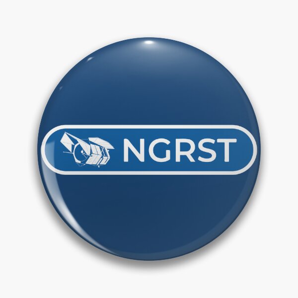 Item preview, NGRST Nancy Grace Roman Space Telescope Blue Banner Astronomy Logo designed and sold by KiwiRider.