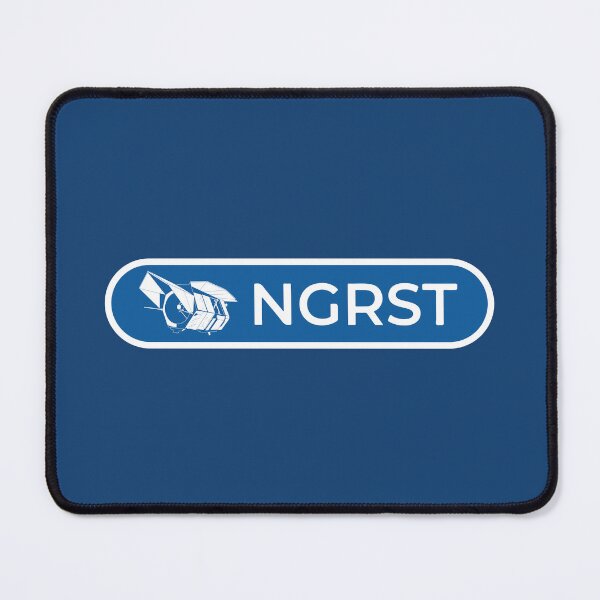 Item preview, NGRST Nancy Grace Roman Space Telescope Blue Banner Astronomy Logo designed and sold by KiwiRider.