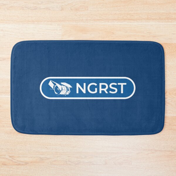 Item preview, NGRST Nancy Grace Roman Space Telescope Blue Banner Astronomy Logo designed and sold by KiwiRider.