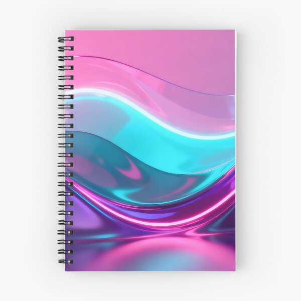 Item preview, Neon Waves Liquid Glass Abstract Cyberpunk Glowing Aesthetic designed and sold by Paulo Costa Dias.