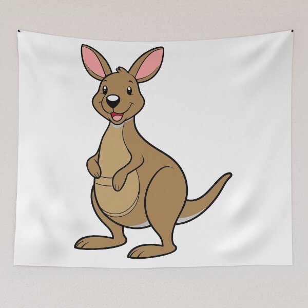Item preview, Cute Cartoon Kangaroo Mascot designed and sold by argopalazoni17.