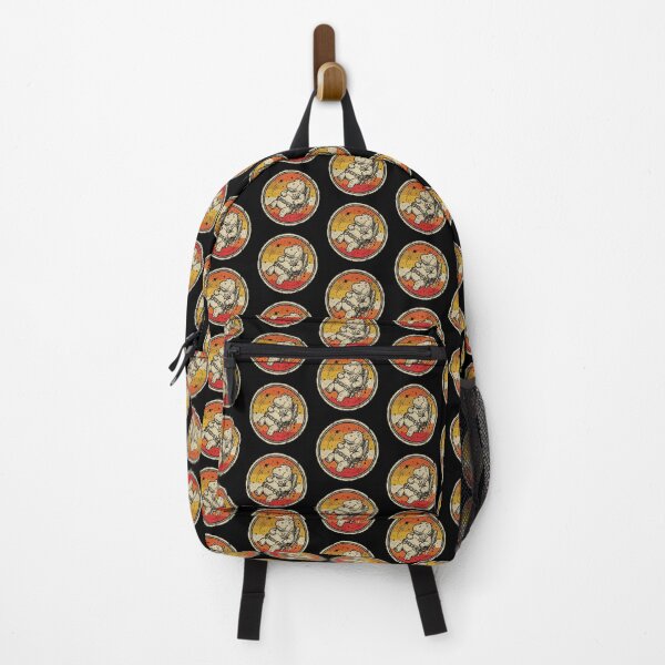 Item preview, Retro Zero Gravity Jetpack Hippo Vintage Badge designed and sold by DuckOddity.