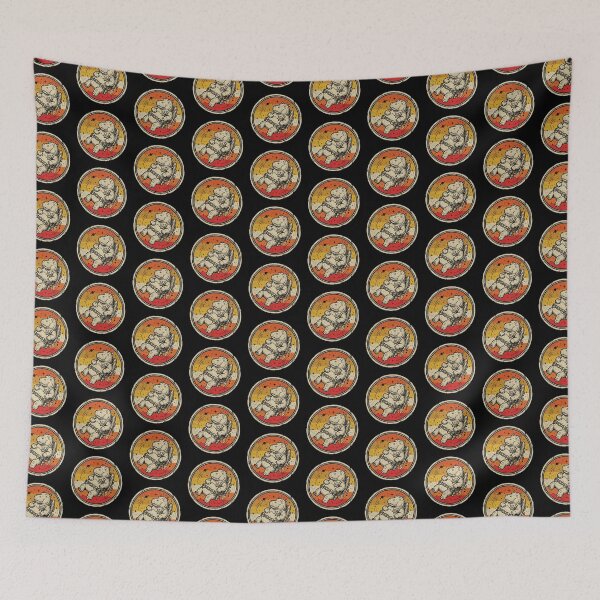 Item preview, Retro Zero Gravity Jetpack Hippo Vintage Badge designed and sold by DuckOddity.
