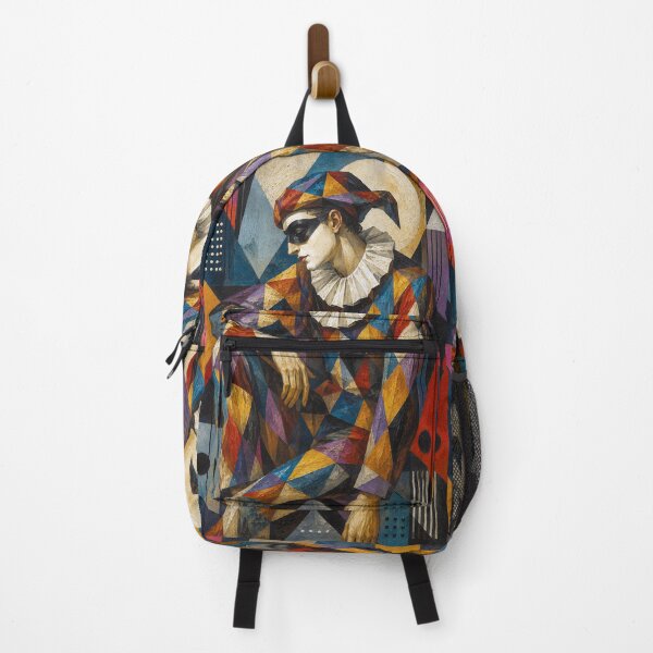 Item preview, Harlequin a cubist painting. designed and sold by GalleryKauffeld.
