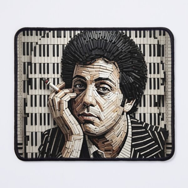 Item preview, Billy Joel Piano Key Art designed and sold by POPARTLOGOTEES.