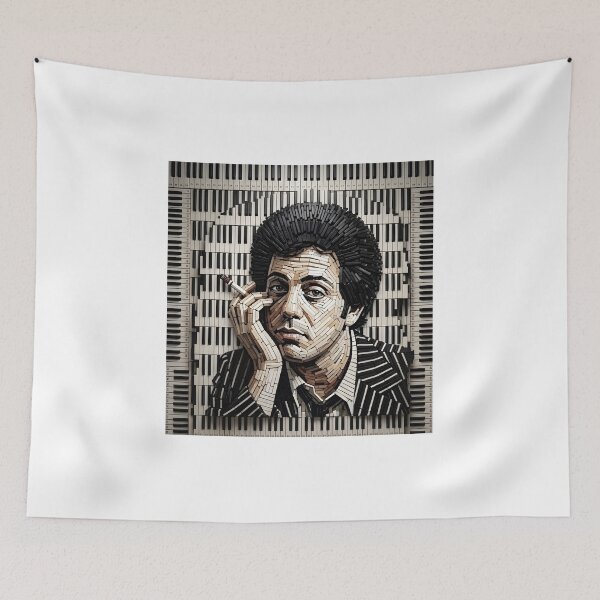 Item preview, Billy Joel Piano Key Art designed and sold by POPARTLOGOTEES.
