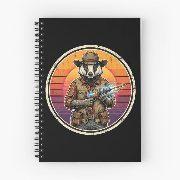Item preview, Retro Prospector Badger Plasma Drill Vintage Badge designed and sold by DuckOddity.