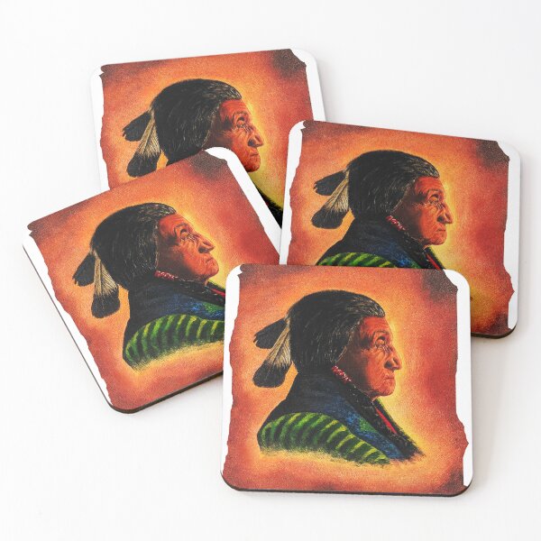 Item preview, Spirit Chief Legacy Graphic Tee - Native American Inspired Art by Louis Bertrand designed and sold by Cinderbox-Store.