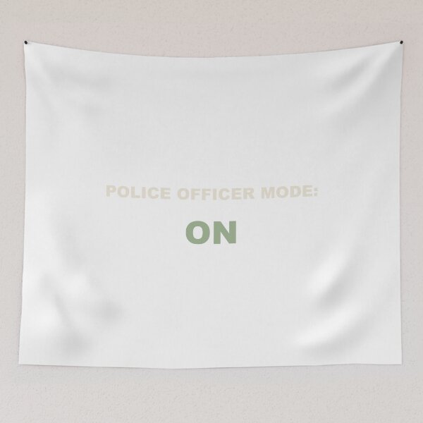 Item preview, Police Officer Mode: On - Police Officer designed and sold by RetroThreadWorks.