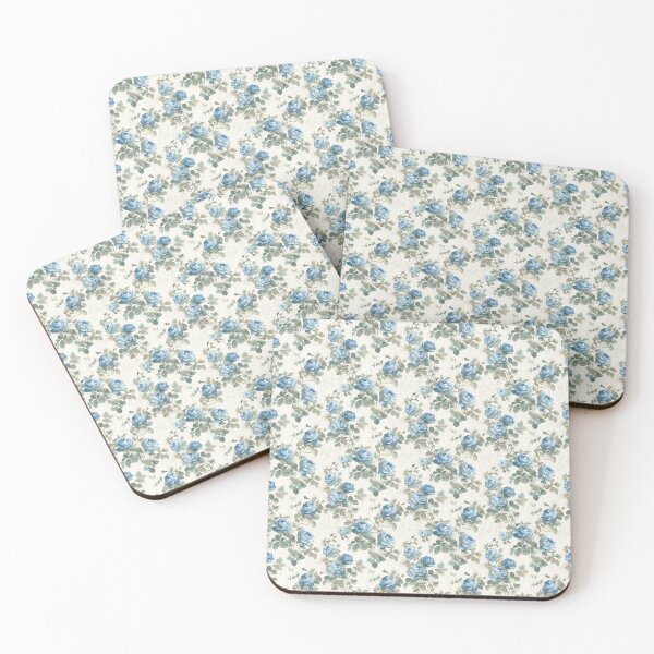 Item preview, Distressed Vintage Blue Floral  designed and sold by LouieVanille.