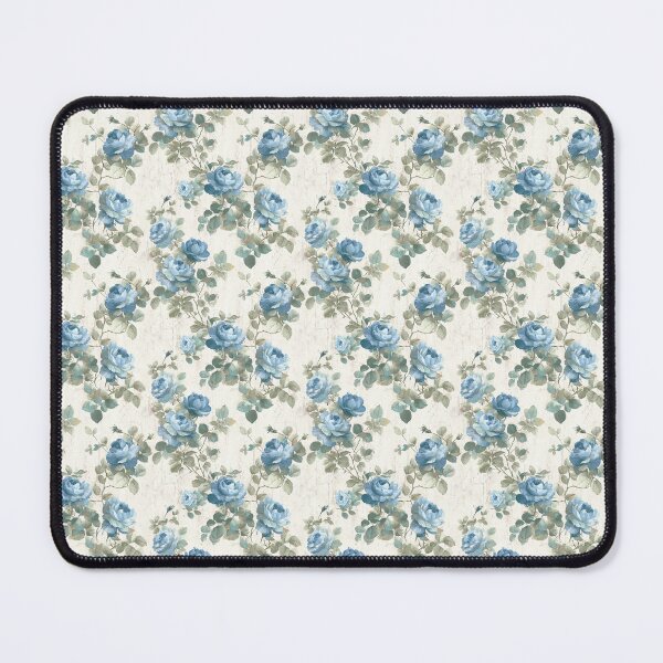 Item preview, Distressed Vintage Blue Floral  designed and sold by LouieVanille.