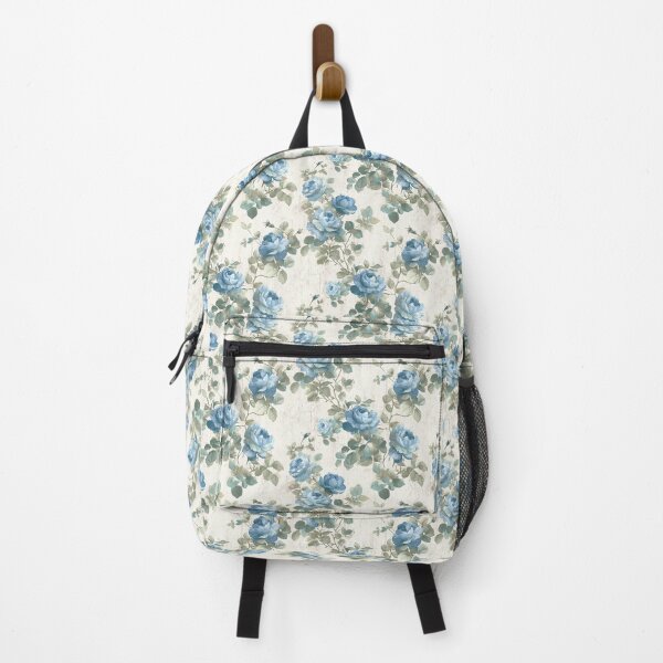 Item preview, Distressed Vintage Blue Floral designed and sold by LouieVanille.