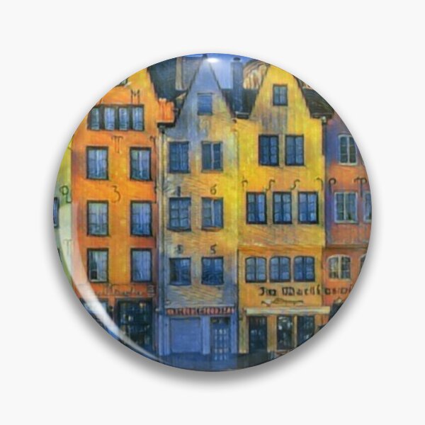 Item preview, Colorful buildings in Cologne's "Altstadt" designed and sold by sid1802.