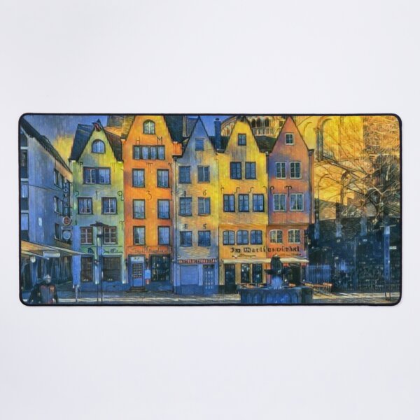 Item preview, Colorful buildings in Cologne's "Altstadt" designed and sold by sid1802.