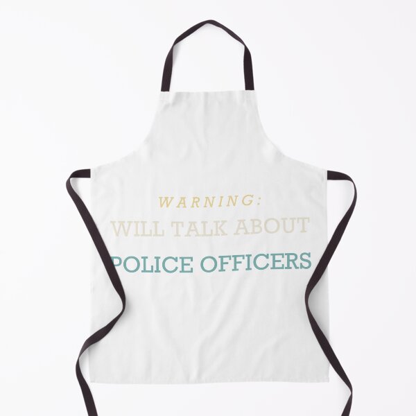 Item preview, Warning: Will Talk About Police Officers - Police Officer designed and sold by RetroThreadWorks.