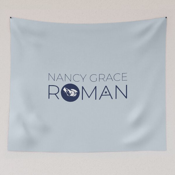Item preview, NGRST Nancy Grace Roman Space Telescope Blue Banner Astronomy Logo designed and sold by KiwiRider.