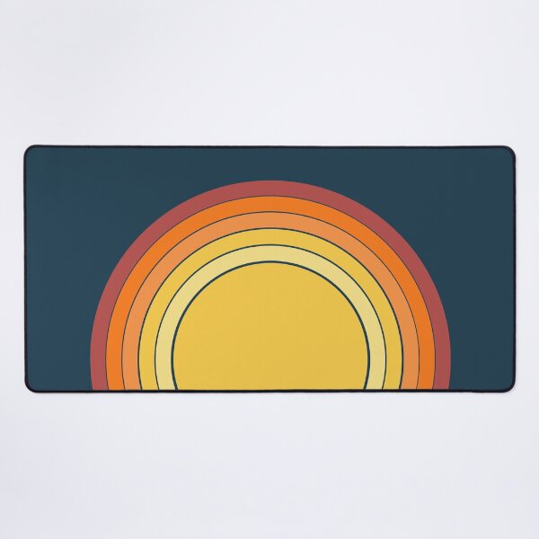 Item preview, Retro 70s Sunset Ocean Waves designed and sold by Moodprint5.