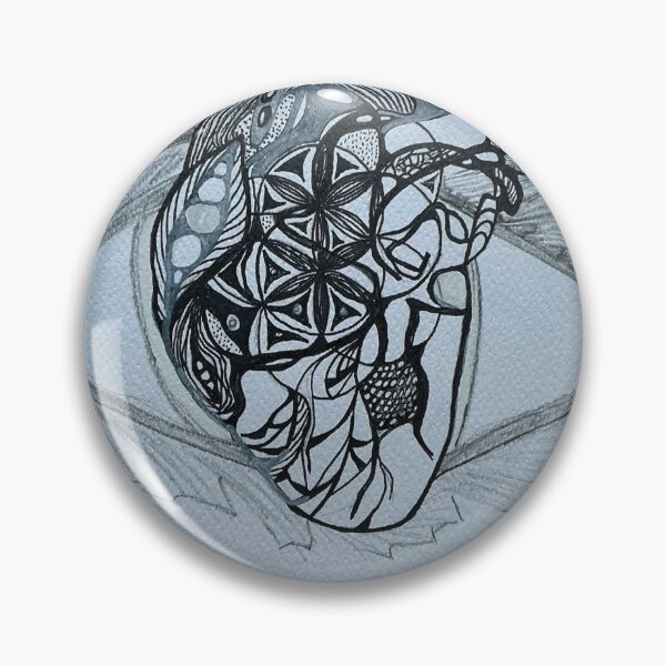 Item preview, Sacred Geometry Anatomical Heart Line Art designed and sold by CodeOfLines.