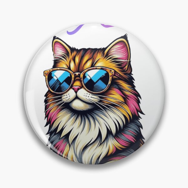 Item preview, Cool Cat in Retro Sunglasses  designed and sold by EmilMarkt.