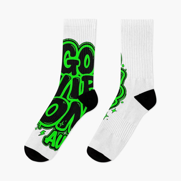 Item preview, Good Vibes Only Aura Neon Green Graffiti Sticker designed and sold by AuraVibesArts .