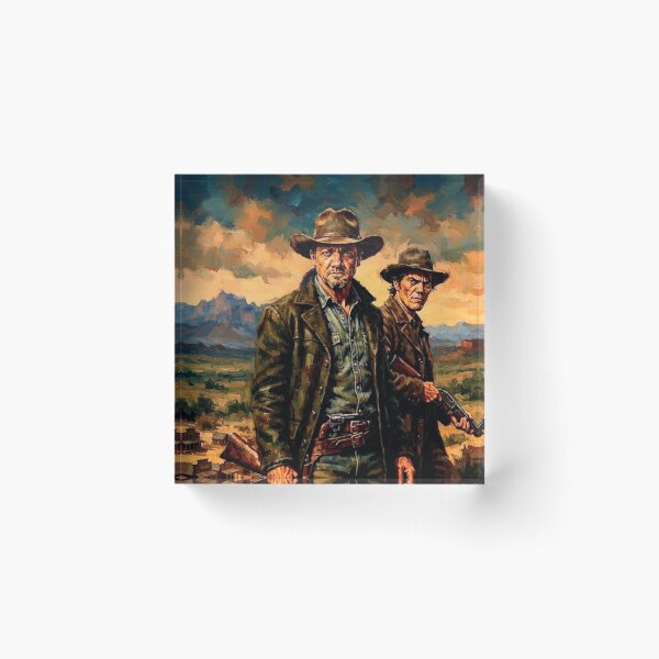 Item preview, Law Dogs Western Action Fine Art Tribute designed and sold by Art's Diner.