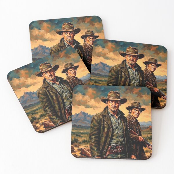 Item preview, Law Dogs Western Action Fine Art Tribute designed and sold by Art's Diner.