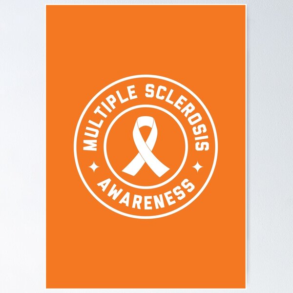 Item preview, Multiple Sclerosis Awareness | Orange Ribbon Warrior | MS Awareness Gift | Stronger Than MS #5 designed and sold by SalahBlt.