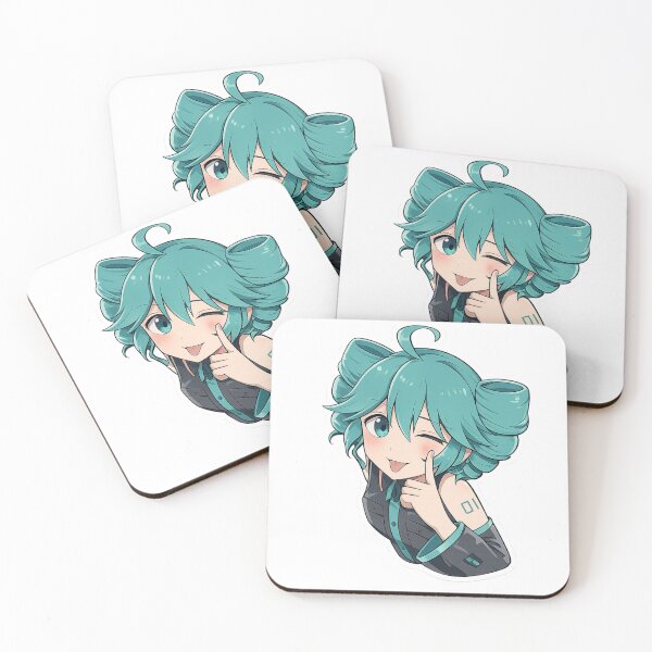 Item preview, Cute Anime Girl Wink Sticker designed and sold by ZenOtaku Lab.