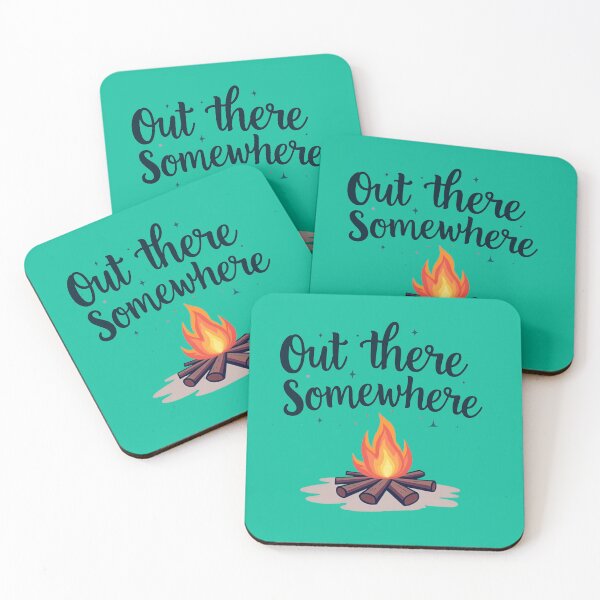 Item preview, Out There Somewhere – Wanderlust Campfire Adventure designed and sold by Chroma Dreams .