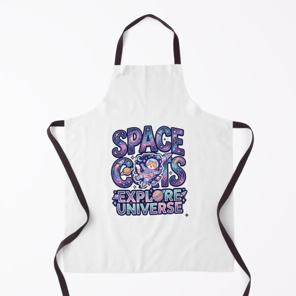 Item preview, Space Cats Explore Universe Typography Kawaii Catnaut Sticker designed and sold by crazyhome.