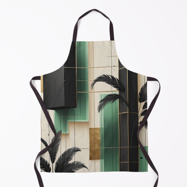 Item preview, Modern Art Deco Botanical Design | Tropical Monstera & Gold Abstract Pattern designed and sold by semenol.