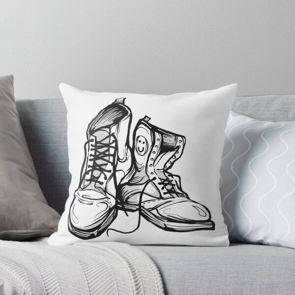 Item preview, Hand Drawn Pair Worn Boots designed and sold by amidst-no-whale.