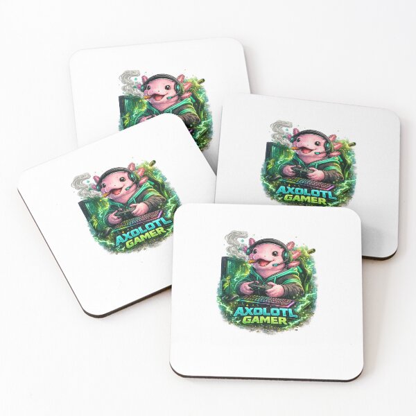 Item preview, Axolotl Gamer RGB Gaming Setup | Cute Gaming T-Shirt designed and sold by Norique_7.