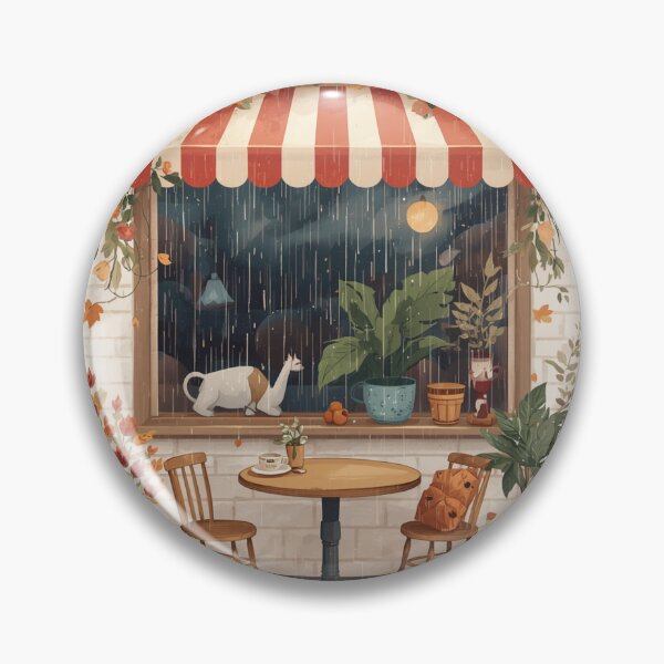 Item preview, Rainy Window Café  designed and sold by catcurio.
