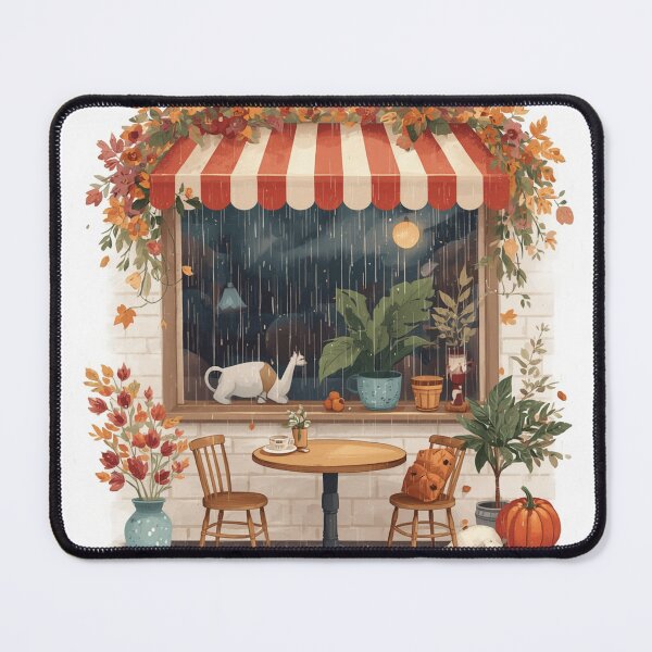 Item preview, Rainy Window Café designed and sold by catcurio.