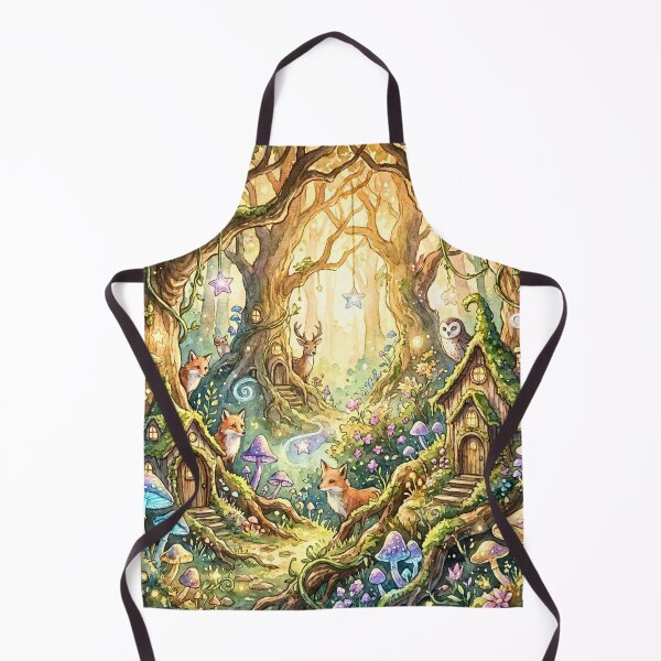 Item preview, Whimsical Enchanted Woodland Animal Village designed and sold by Storybook Botanica.