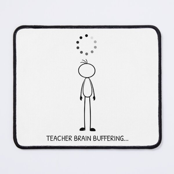 Item preview, Loading Teacher Funny Teacher T-Shirt | Teacher Loading Buffering Design designed and sold by Pebl-Co.