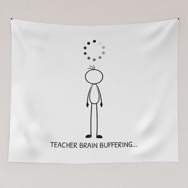 Item preview, Loading Teacher Funny Teacher T-Shirt | Teacher Loading Buffering Design designed and sold by Pebl-Co.